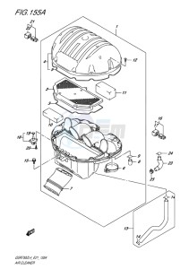 GSR750Z EU drawing AIR CLEANER