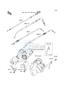 VERSYS KLE650B8F GB XX (EU ME A(FRICA) drawing Cables