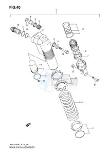 RM-Z450 (E19) drawing REAR SHOCK ABSORBER