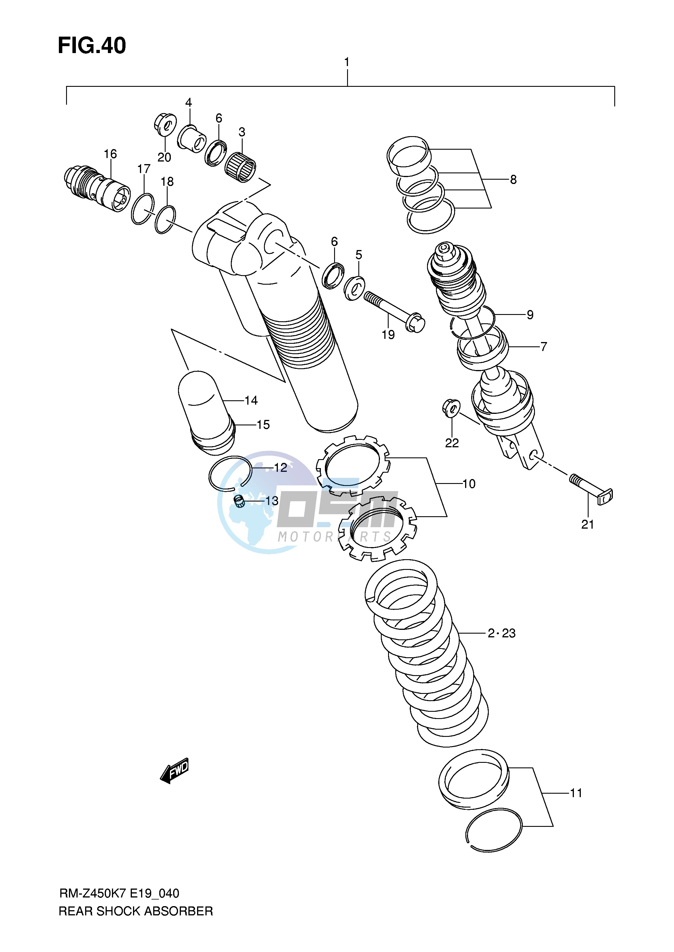 REAR SHOCK ABSORBER