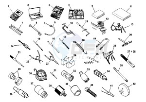 RAPTOR 650 drawing WORKSHOP SERVICE TOOLS