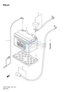 GSX-R1000 (E21) drawing BATTERY (GSX-R1000L1 E21)