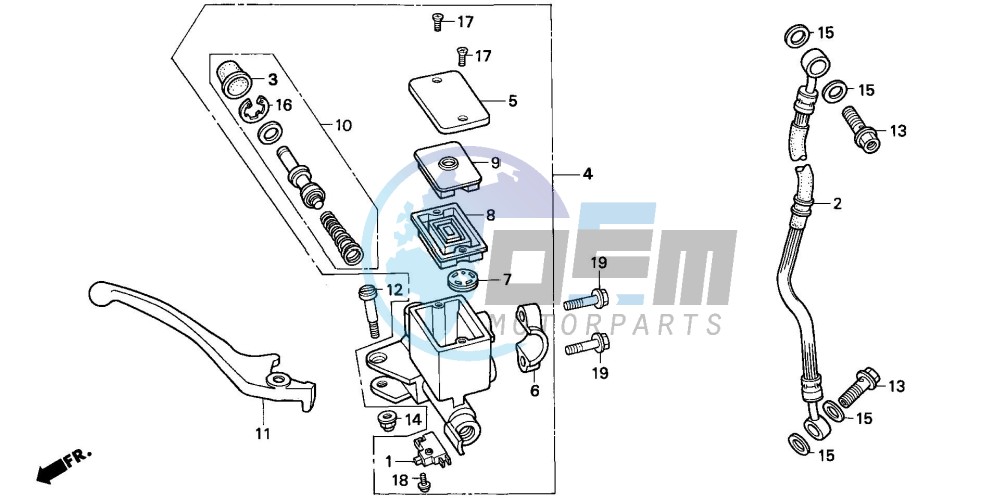 FRONT BRAKE MASTER CYLINDER