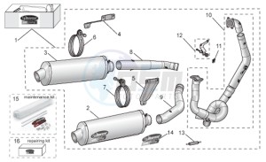 RSV 1000 Tuono drawing Acc. - Performance parts III