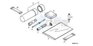 TRX250XB drawing TOOLS