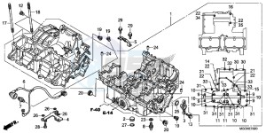 CB1100NAH UK - (E) drawing CRANKCASE