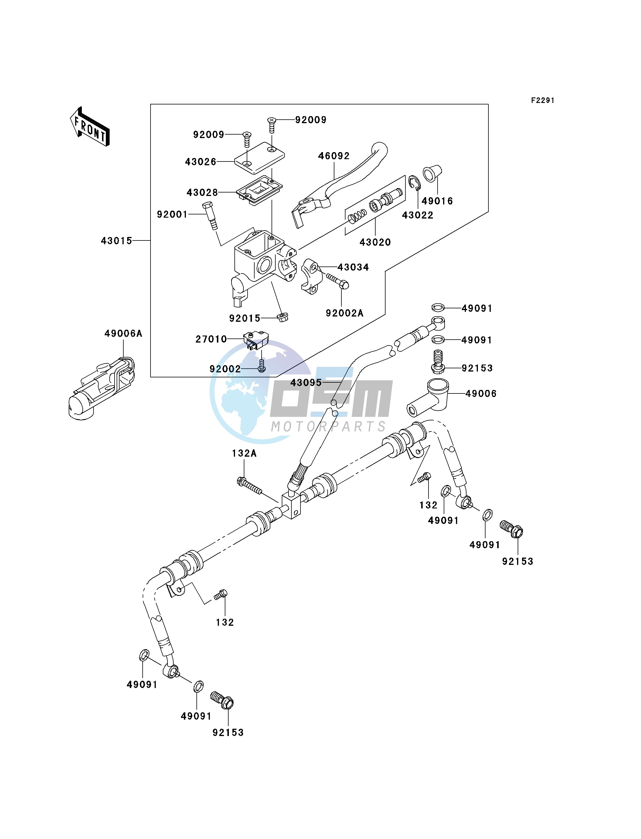 FRONT MASTER CYLINDER