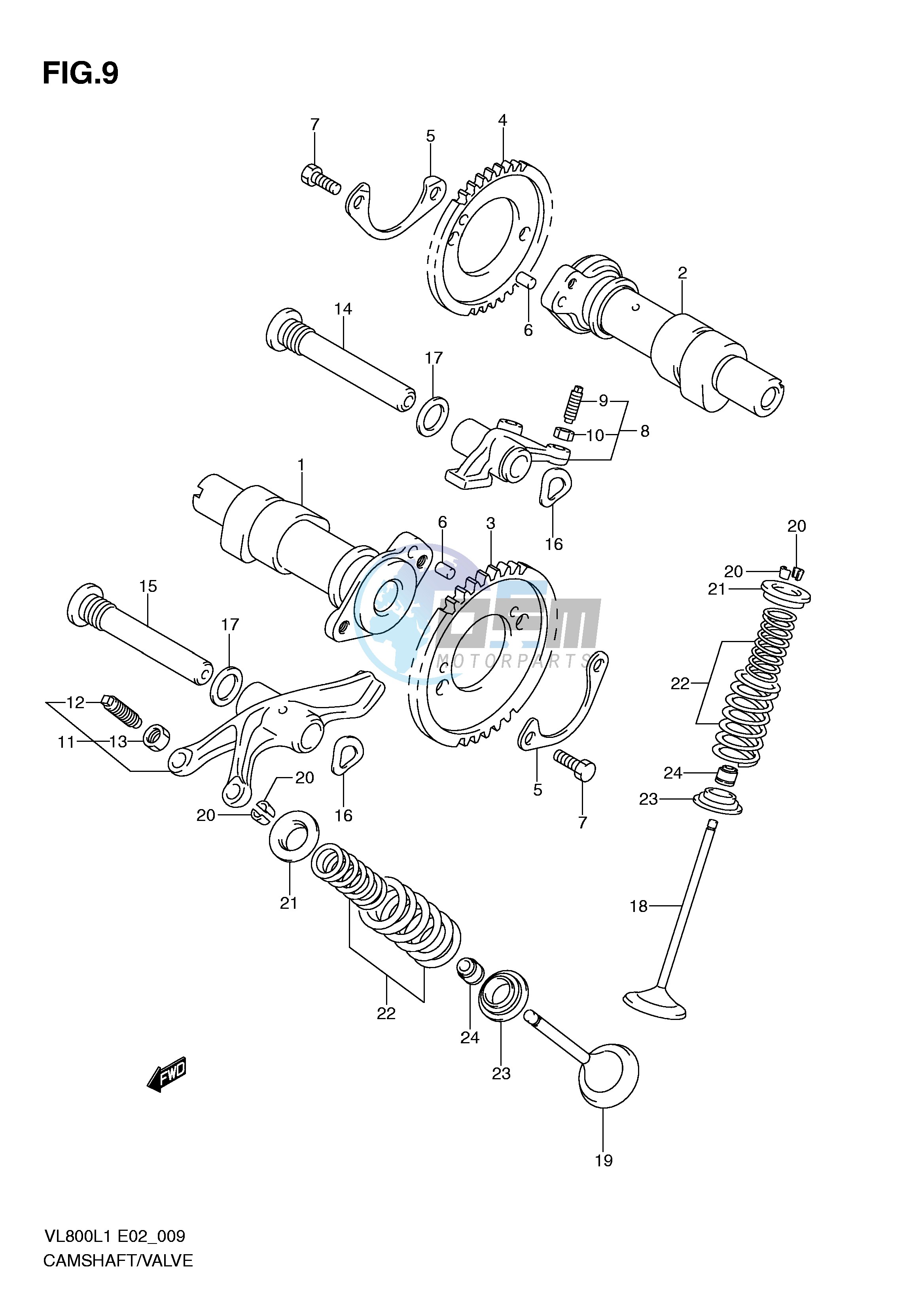 CAMSHAFT - VALVE