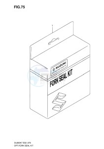 DL 650 V-STROM EU-UK drawing FORK SEAL KIT