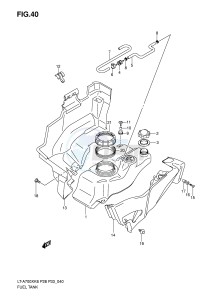 LT-A700X (P28-P33) drawing FUEL TANK