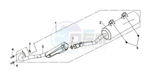 QUAD LANDER 250 drawing EXHAUST