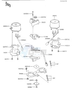 KZ 750 K [LTD BELT] (K1-K2 K2 CAN ONLY) [LTD BELT] drawing METERS