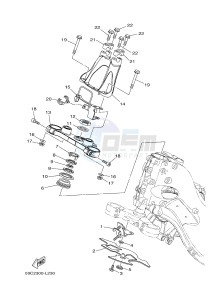 XP500A T-MAX 530 (59CE) drawing STEERING