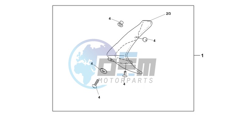 KNUCKLE VISOR SET