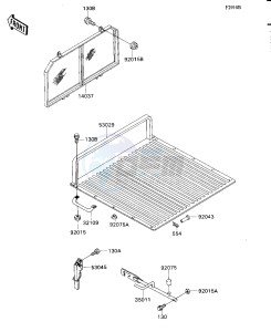 KAF 540 E [MULE 2030] (E1) [MULE 2030] drawing ACCESSORY-- CARRIER_SCREEN- -