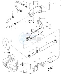 JS 440 A [JS440] (A11-A14) [JS440] drawing MUFFLER-- JS440-A14- -