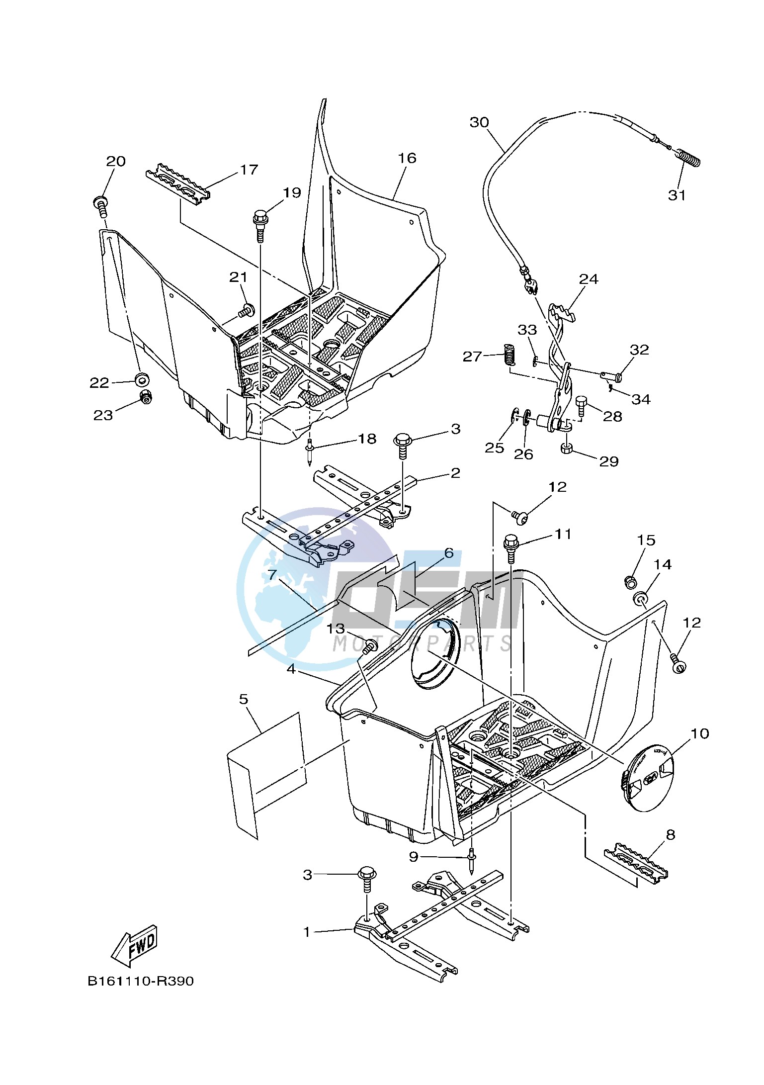 STAND & FOOTREST