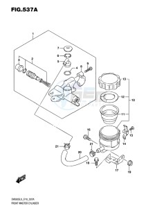 SV650S EU drawing FRONT MASTER CYLINDER