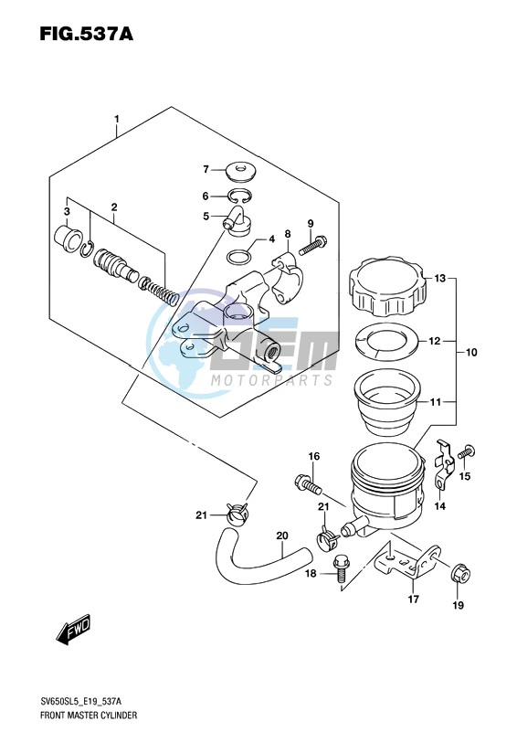 FRONT MASTER CYLINDER