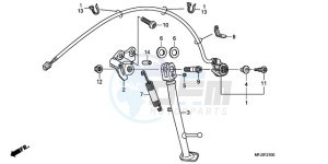 CBR600RR9 Korea - (KO / MK) drawing STAND