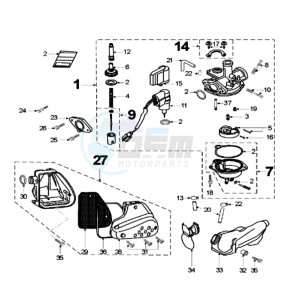 FIGHT R drawing CARBURETTOR