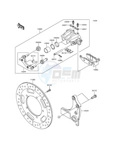 VULCAN 1700 NOMAD ABS VN1700DFF GB XX (EU ME A(FRICA) drawing Rear Brake