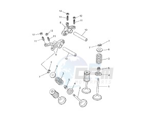 XT Z TENERE 660 drawing VALVE