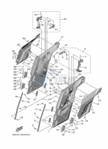 YXF850E YX85FPAP (BARP) drawing SIDE COVER 2