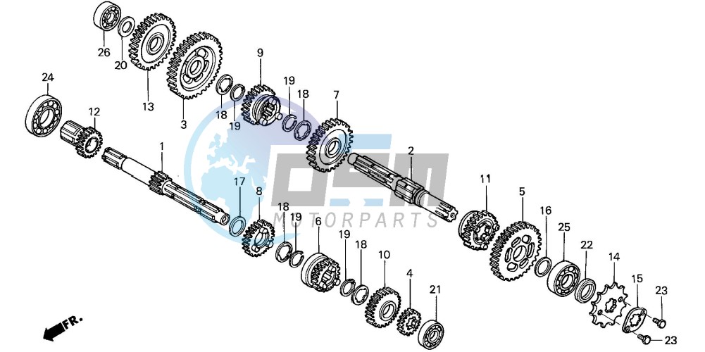 TRANSMISSION (CRF80F)