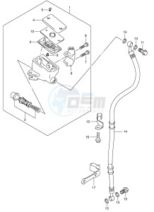 VL125 (E2) drawing FRONT MASTER CYLINDER