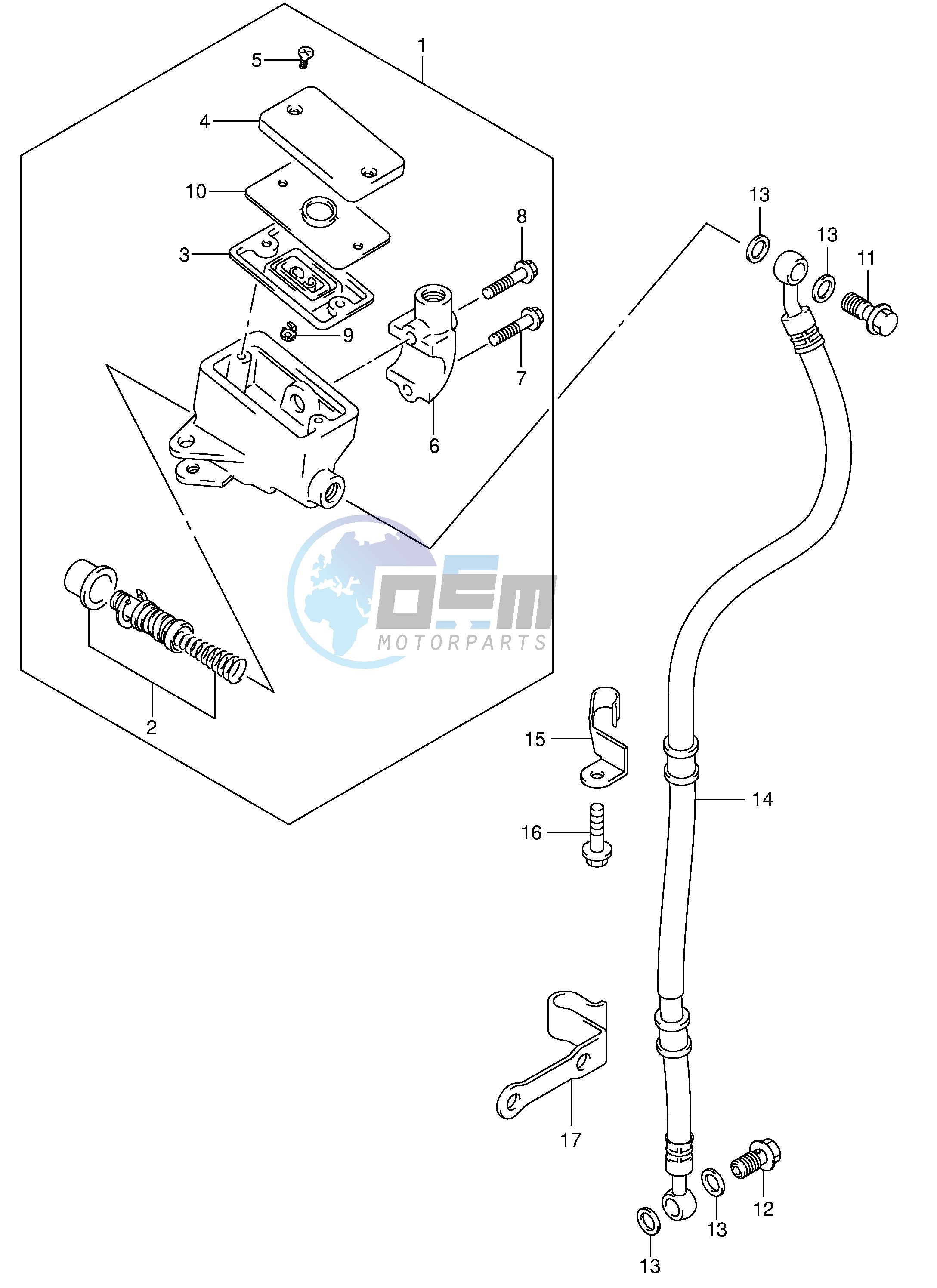 FRONT MASTER CYLINDER