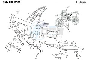 SMX PRO 50 drawing CHASSIS