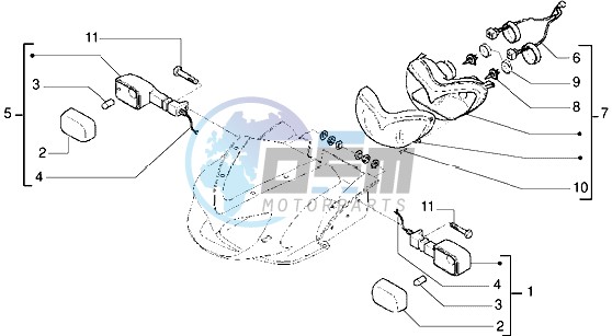 Front light-turn signal lamp