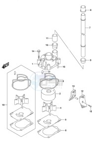 DF 225 drawing Water Pump