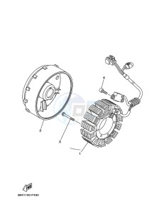 YFM700FWAD GRIZZLY 700 EPS (B4FC) drawing GENERATOR