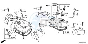 VT750C2BC drawing CYLINDER HEAD COVER