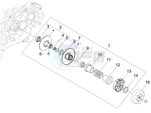 Stalker 50 Naked (UK) UK drawing Driven pulley