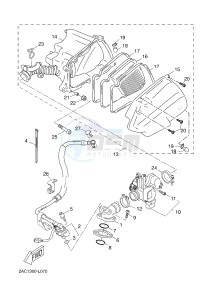 NS50F AEROX 4 (1GB3 1GB3 1GB3) drawing INTAKE