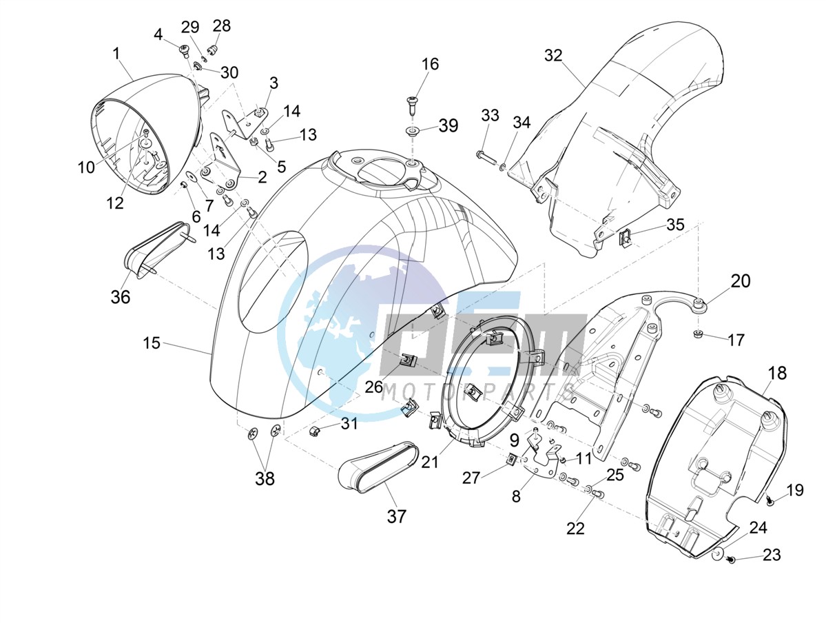 Wheel housing - Mudguard