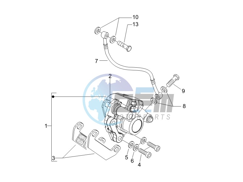 Brakes pipes - Calipers