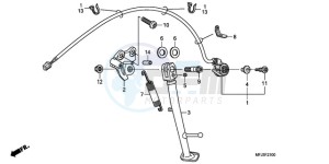 CBR600RA9 E / ABS MME drawing STAND