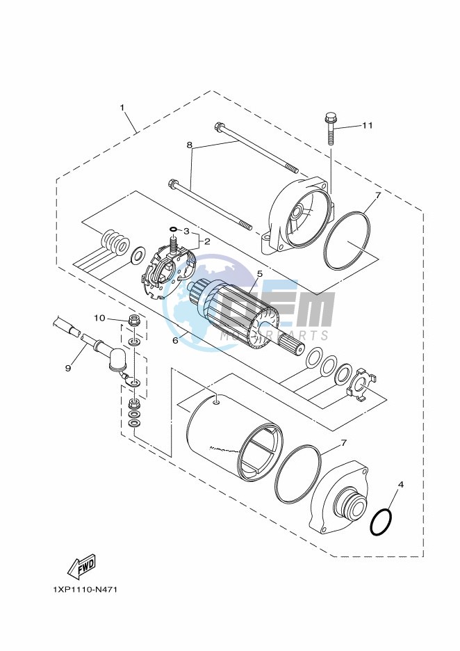 STARTING MOTOR