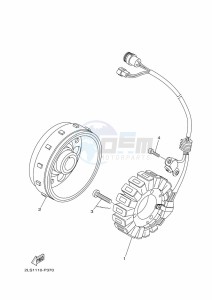 YFM700R YFM70RSXK (2LSS) drawing GENERATOR