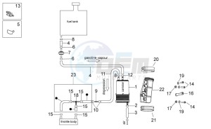 RSV4 1000 Racing Factory L.E. (APAC) (AUS, CP, Ja, MY, NZ, RI, VN) drawing Fuel vapour recover system