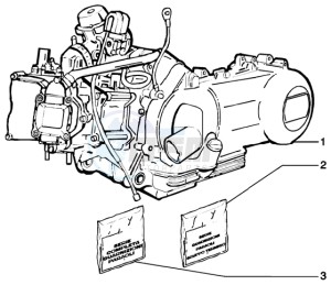 Runner 200 VXR 4t drawing Engine