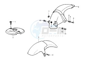 Runner VX-VXR 125-180 125 drawing Mudguard