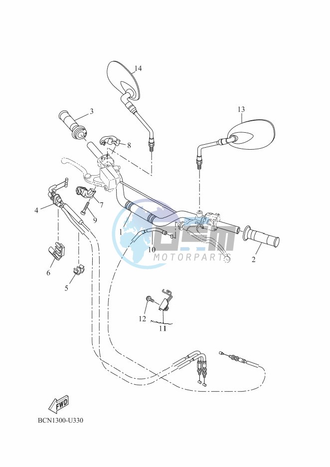 STEERING HANDLE & CABLE