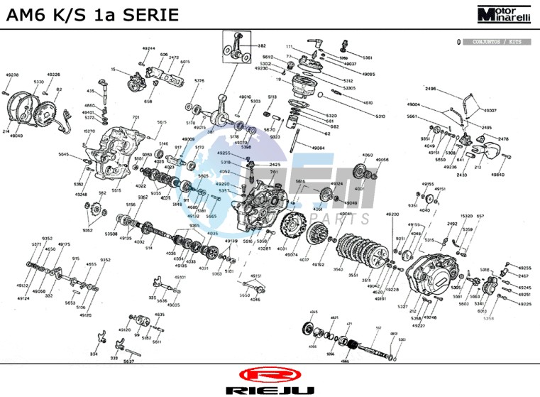 ENGINE  AM6 K/S 1a Serie