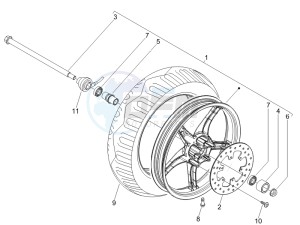 Liberty 125 4t Sport e3 (UK) UK drawing Front wheel