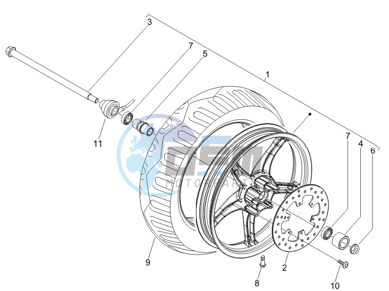 Front wheel